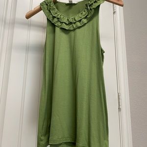 Banana Republic olive green sleeveless top